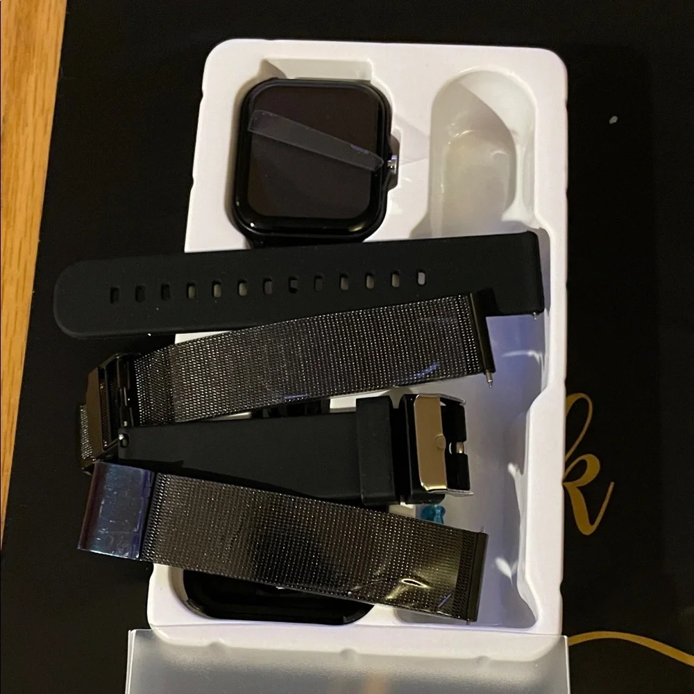 Black Smart Watch for Men